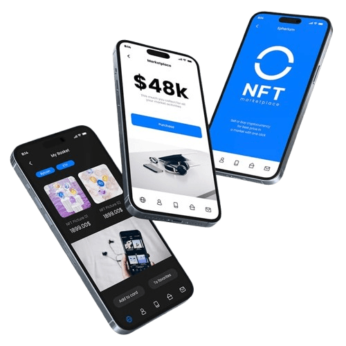 NFT Applications Mockup