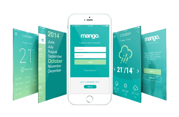 Multi-Page App Mockup